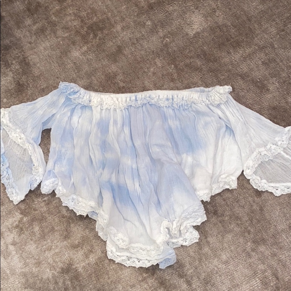 Tye dye beach top